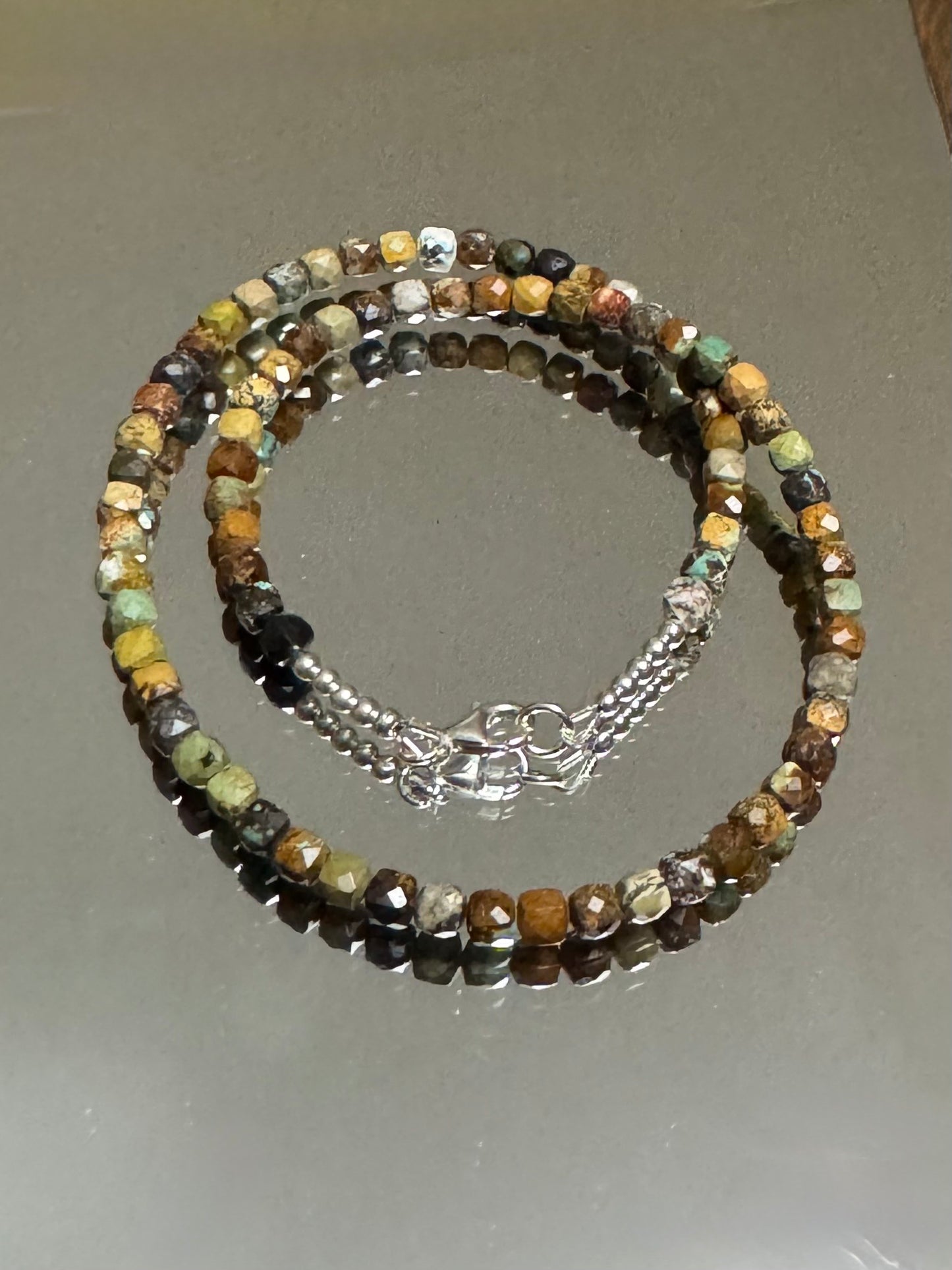 Faceted Turquoise Necklace