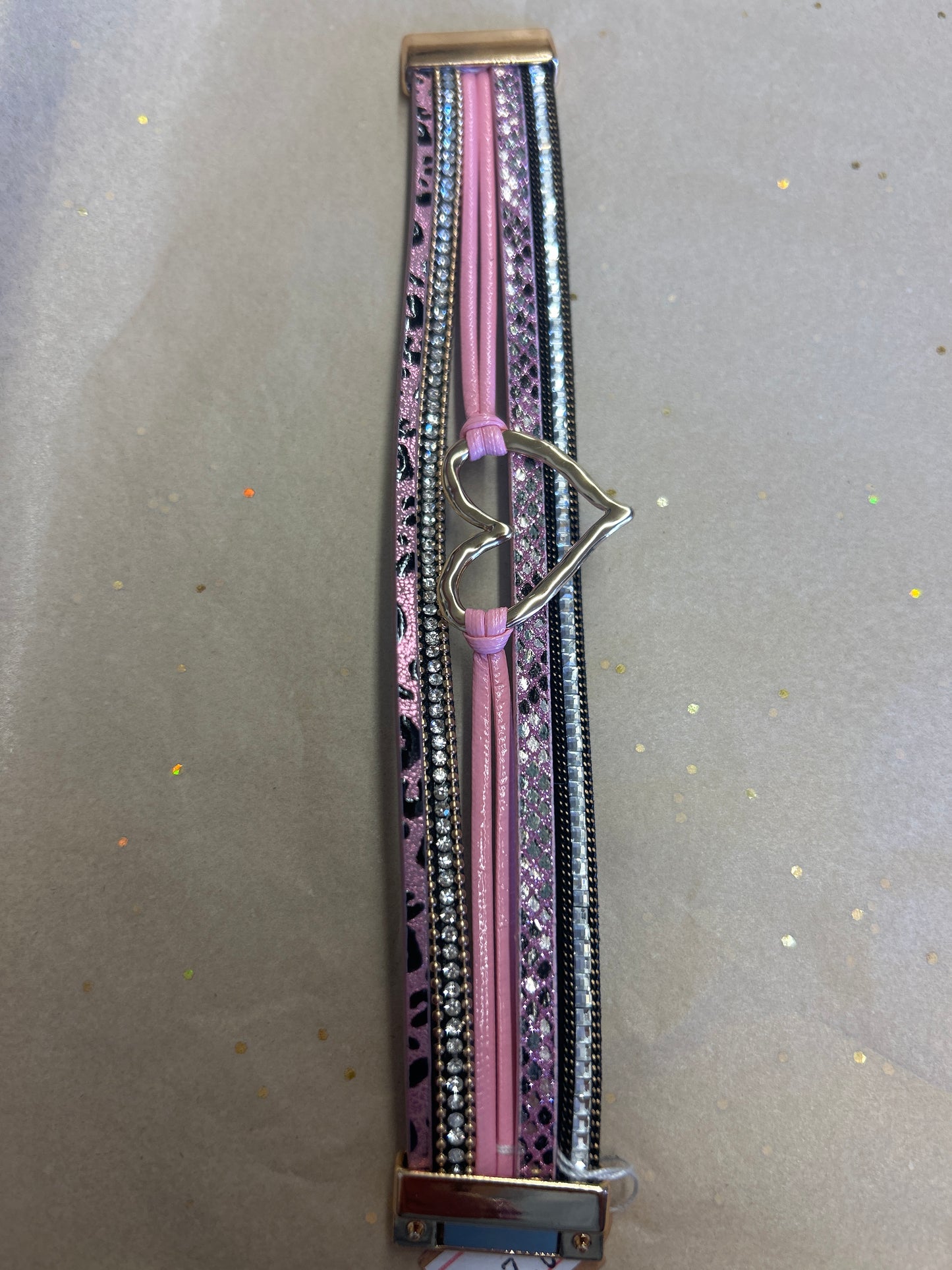 Heart Wrap Bracelet