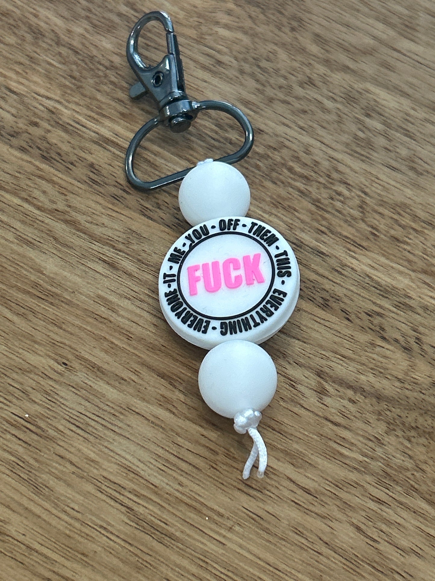 Silicone Bead Keychain