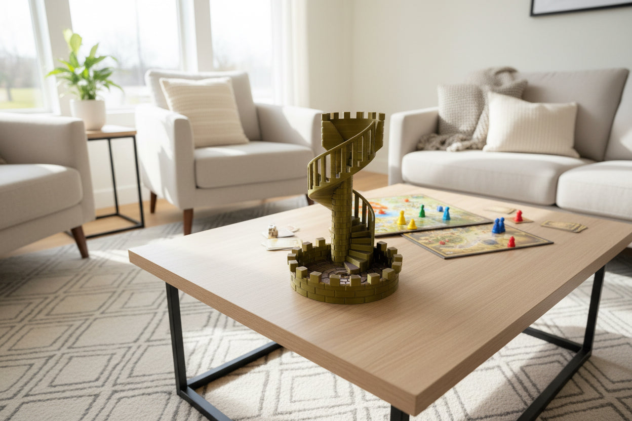 Large Dice stairs