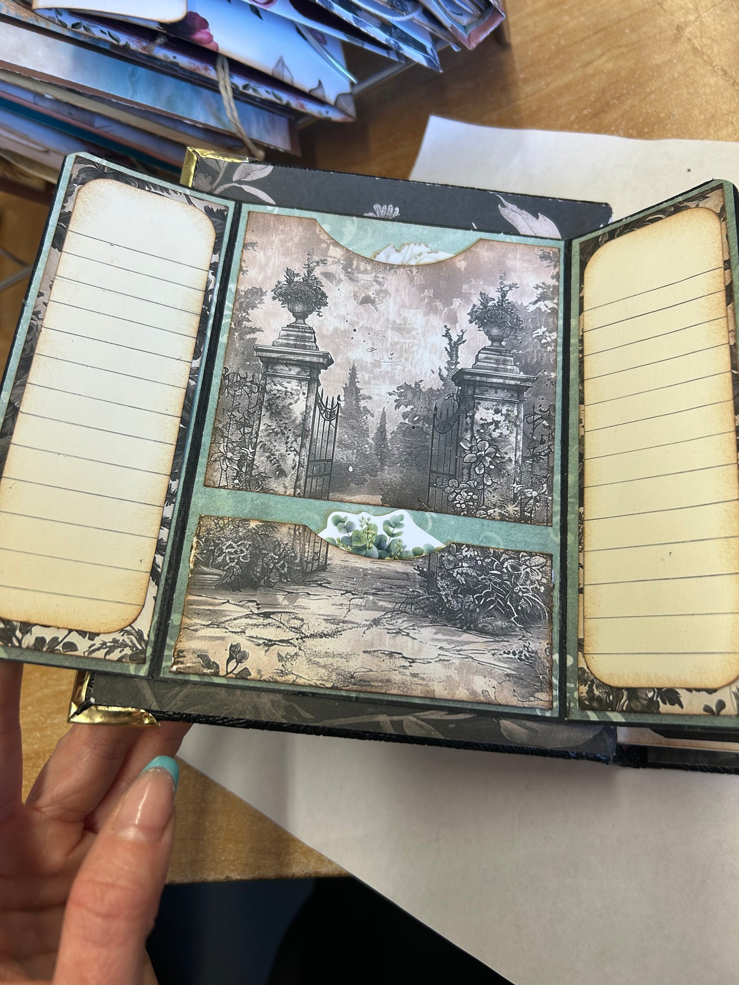 Black With Charms Junk Journal