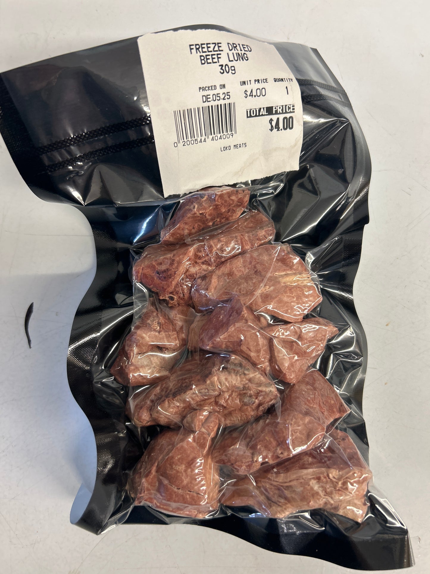 Loko meats dried beef lung