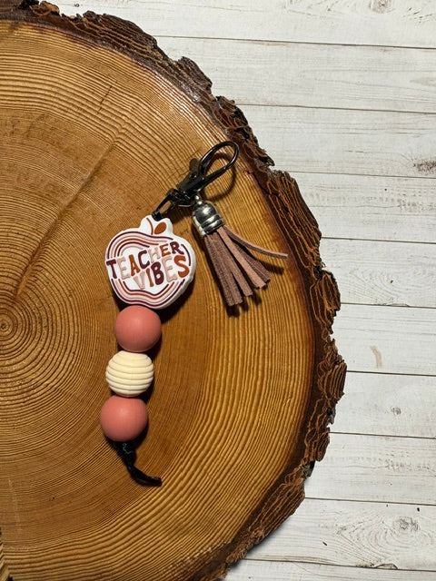 Silicone Bead Keychain