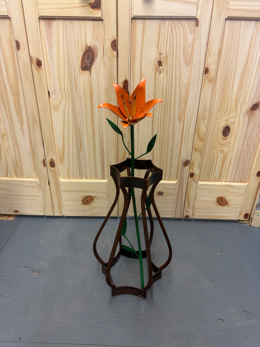 Tiger Lilly Metal Display