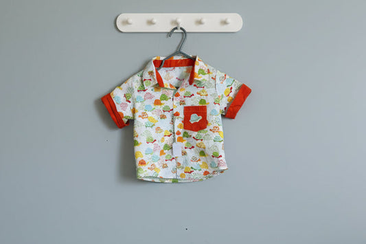 Button-Up Turtle Shirt 18mos