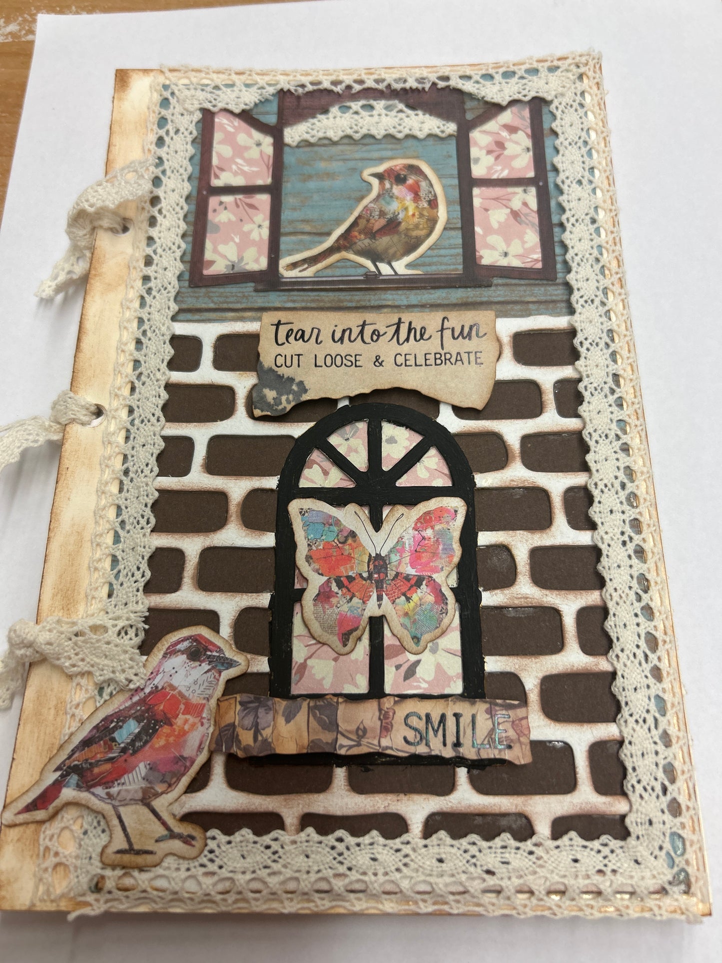 Tear into the fun - cut loose and celebrate junk journal