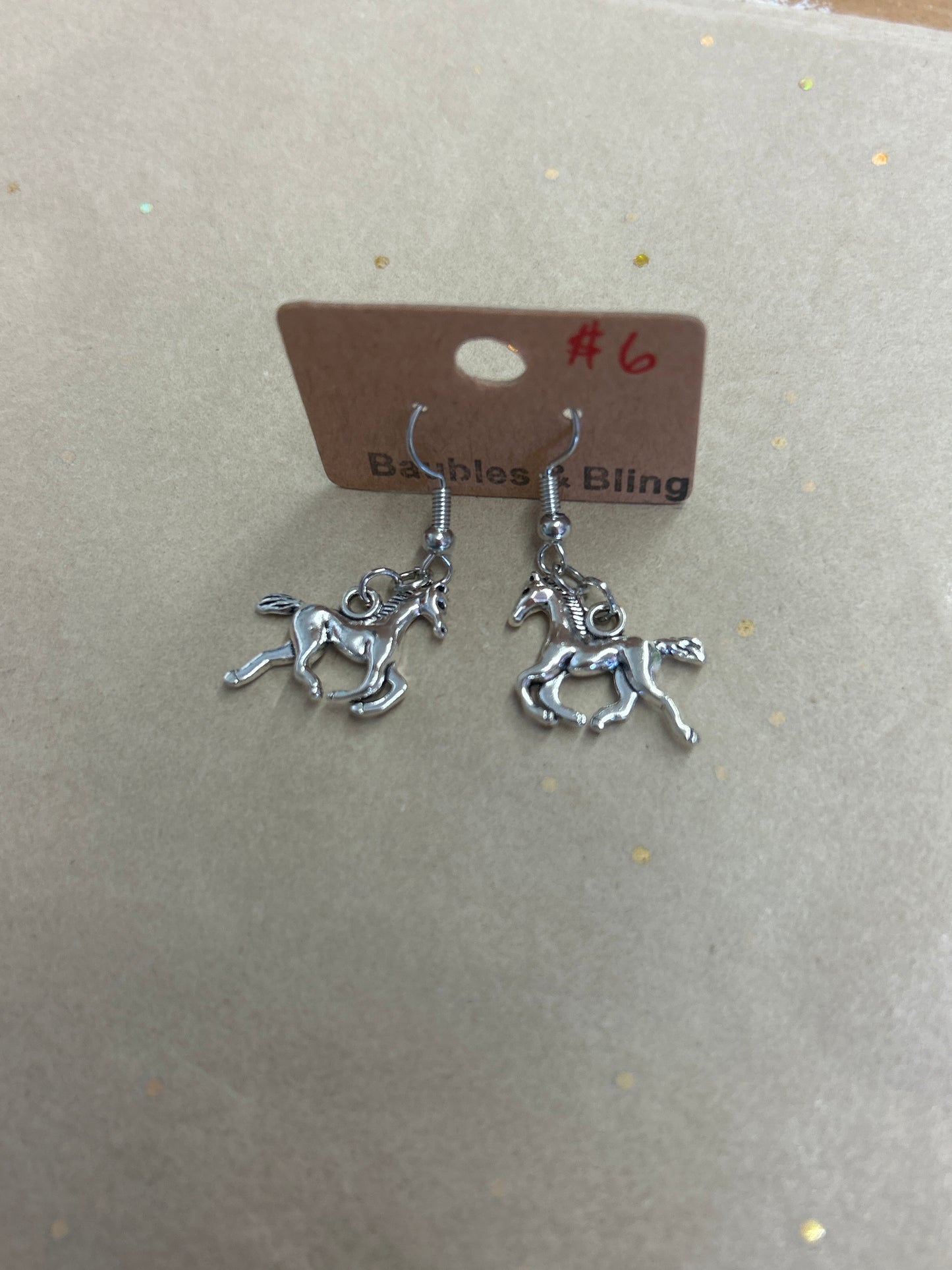 Silver style ear rings