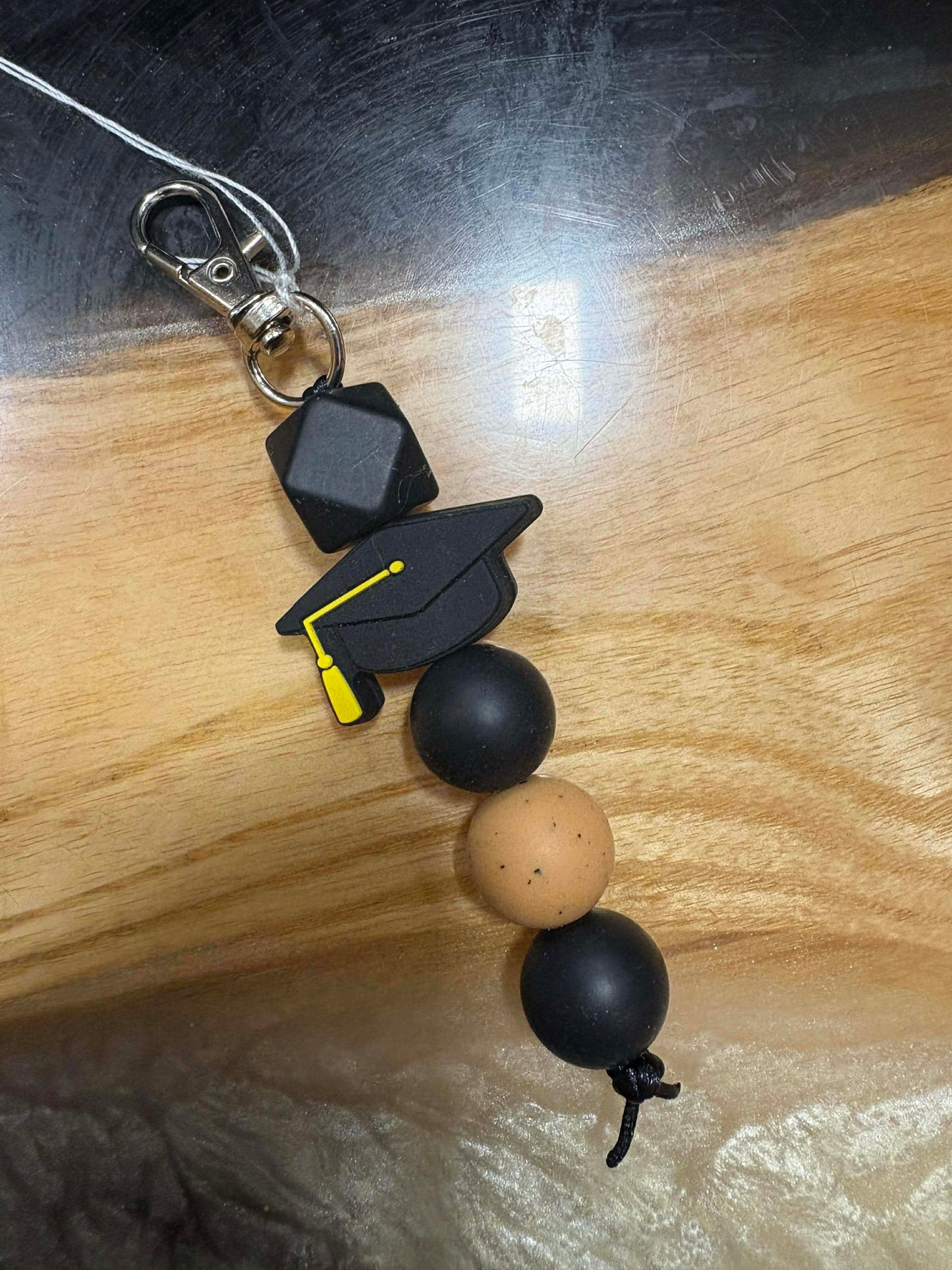 Silicone Bead Keychain
