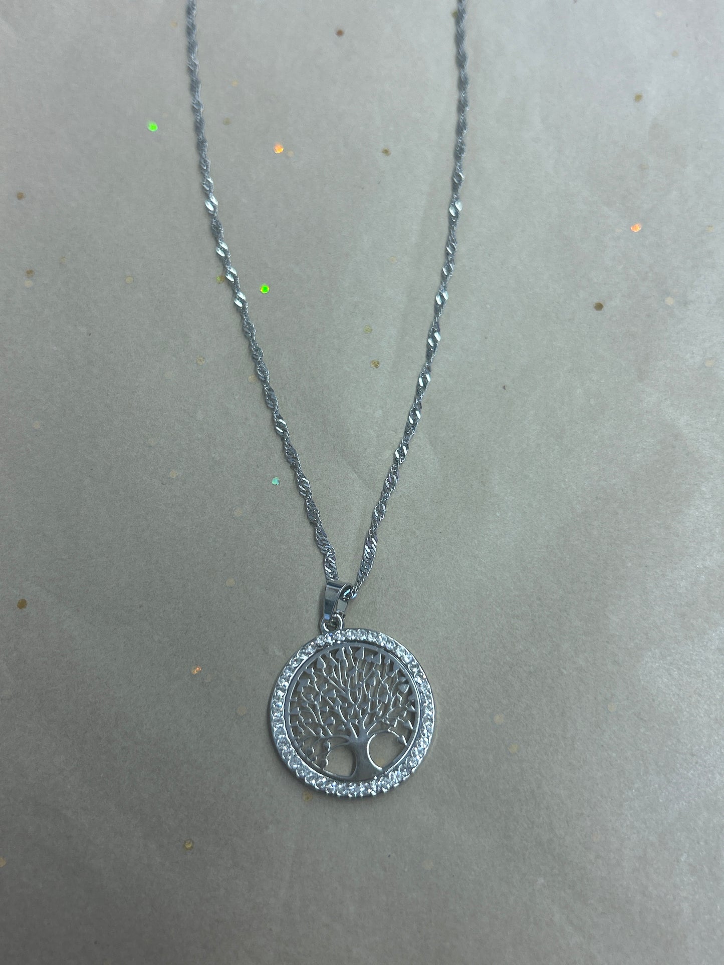 Silver tree of life
