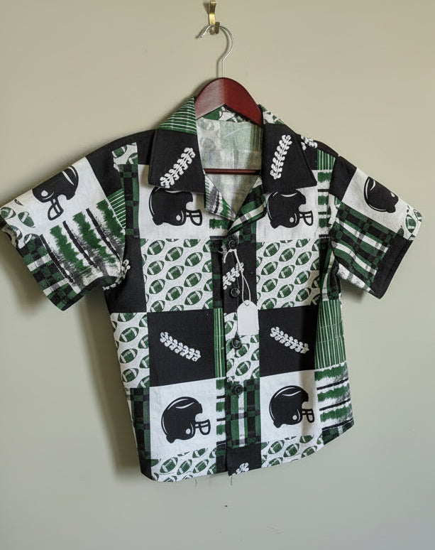 Football Button-Up Shirt Size 5