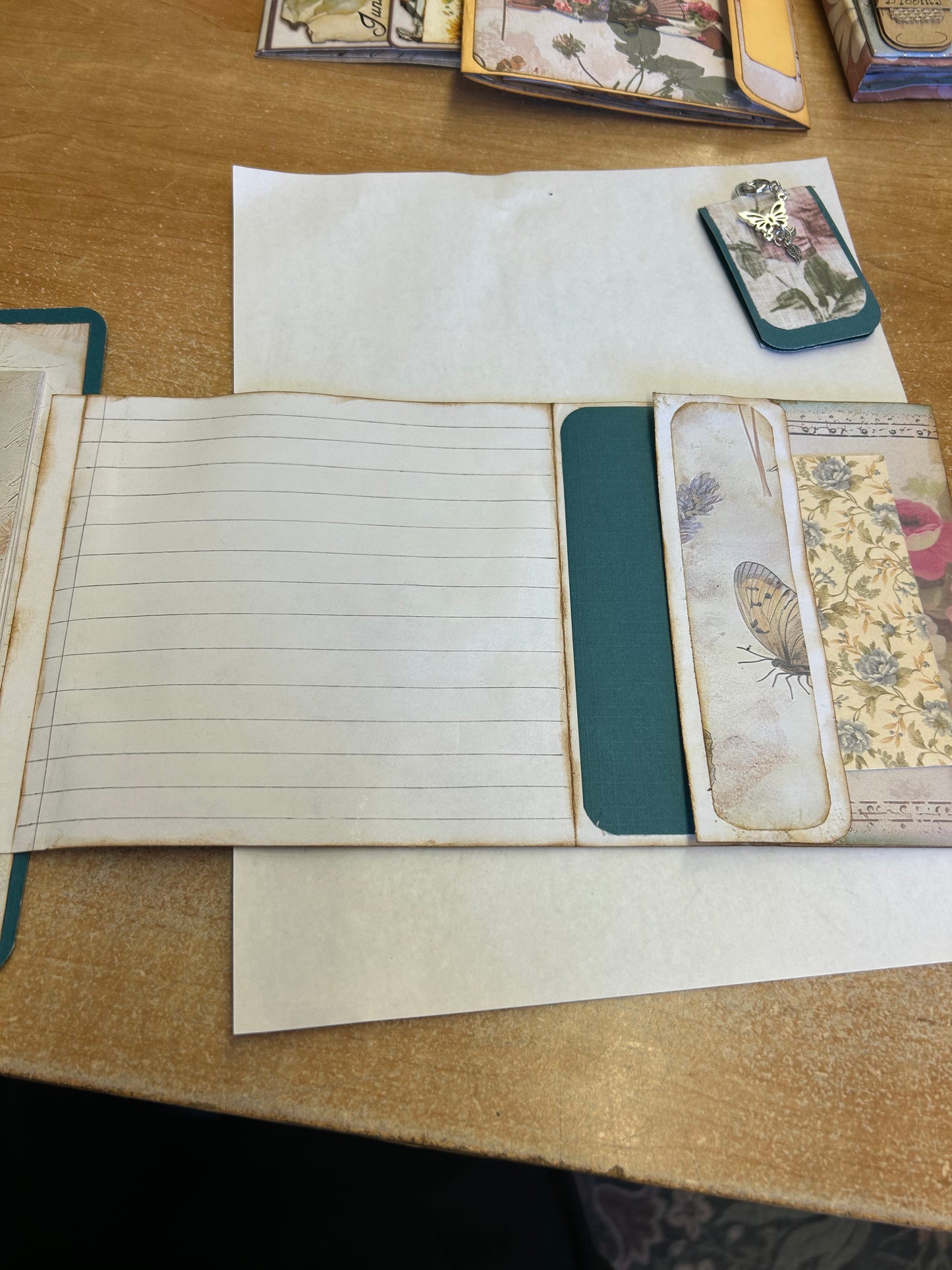 Blue Butterfly Junk Journal