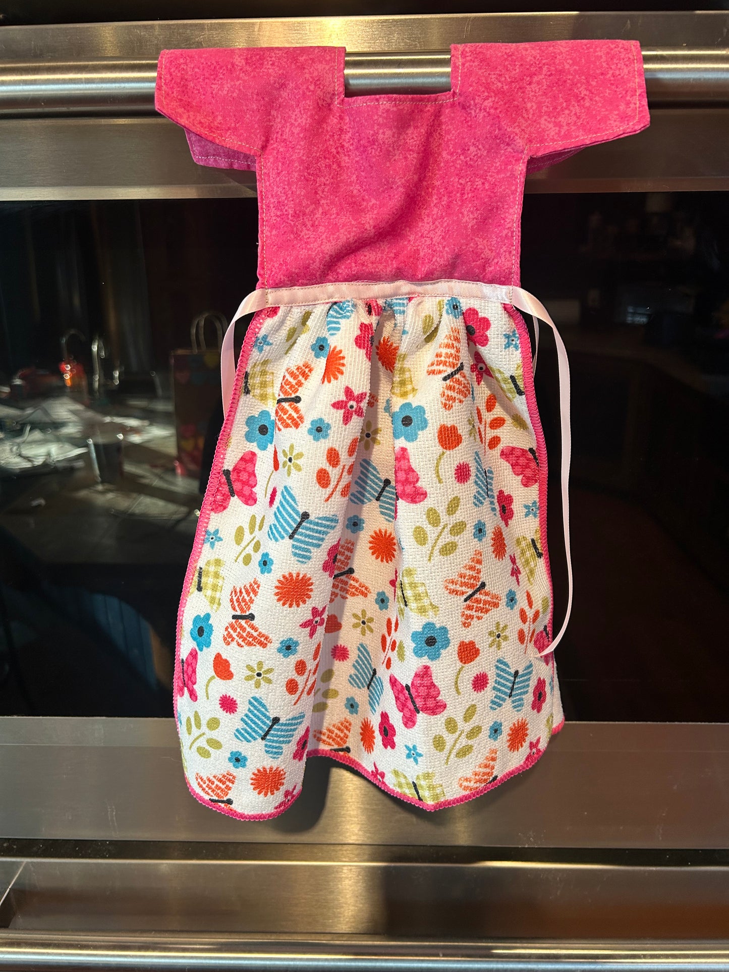 Pink Purple Oven Towel Dress