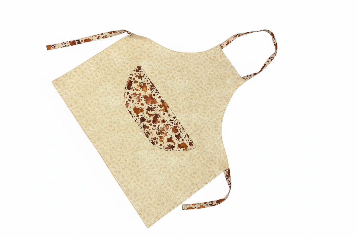 Reversible Apron - Cow/Western Print