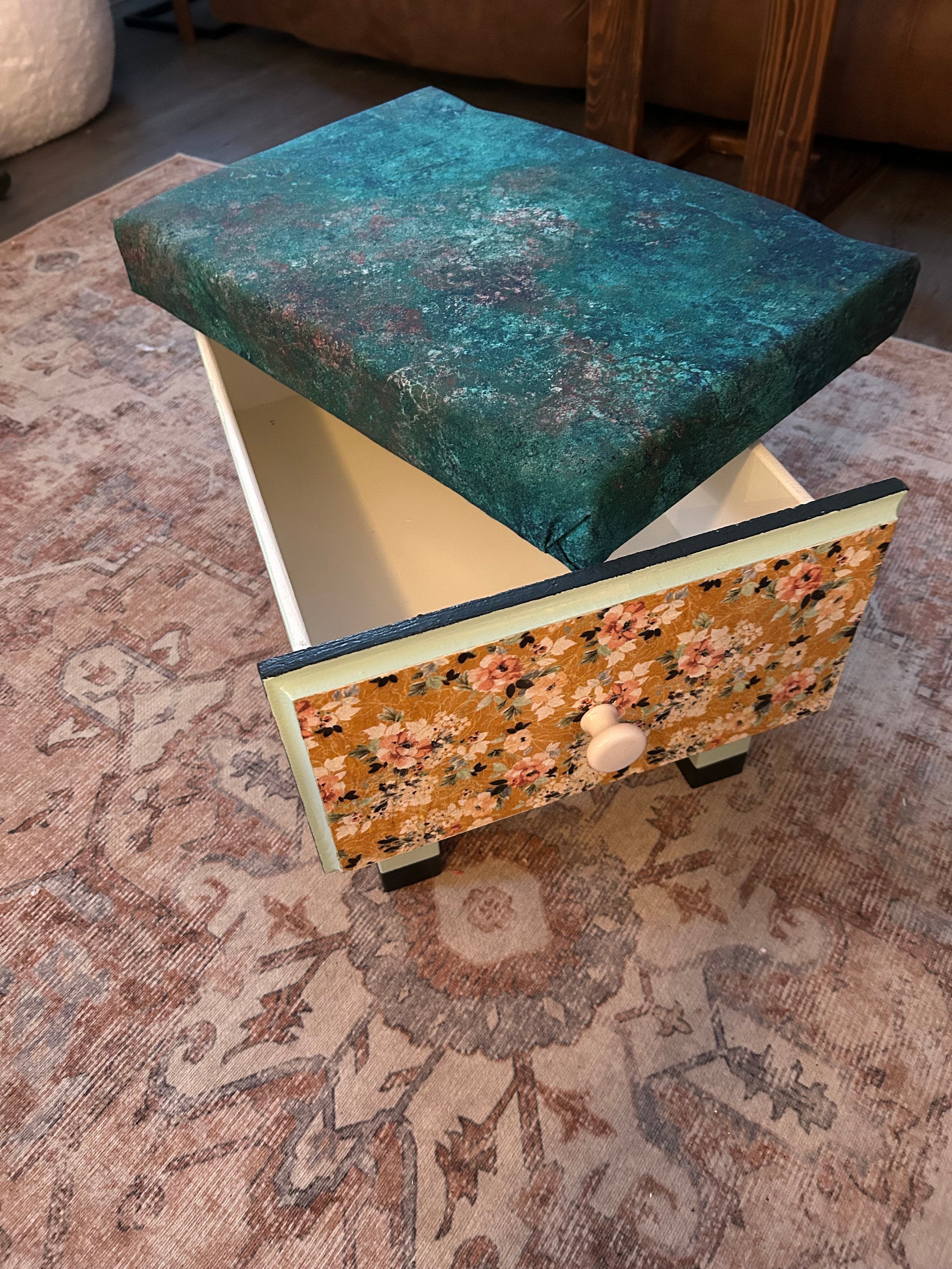 Foot Stool with Storage