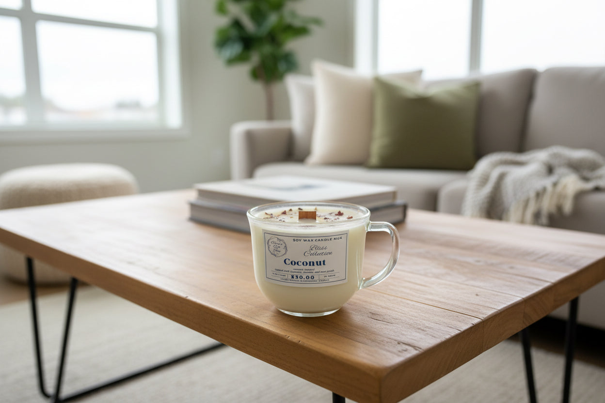 Large Coconut Candle - Bliss Collection