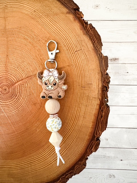 Silicone Bead Keychain