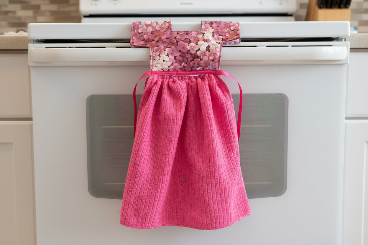 Pink Purple Oven Towel Dress