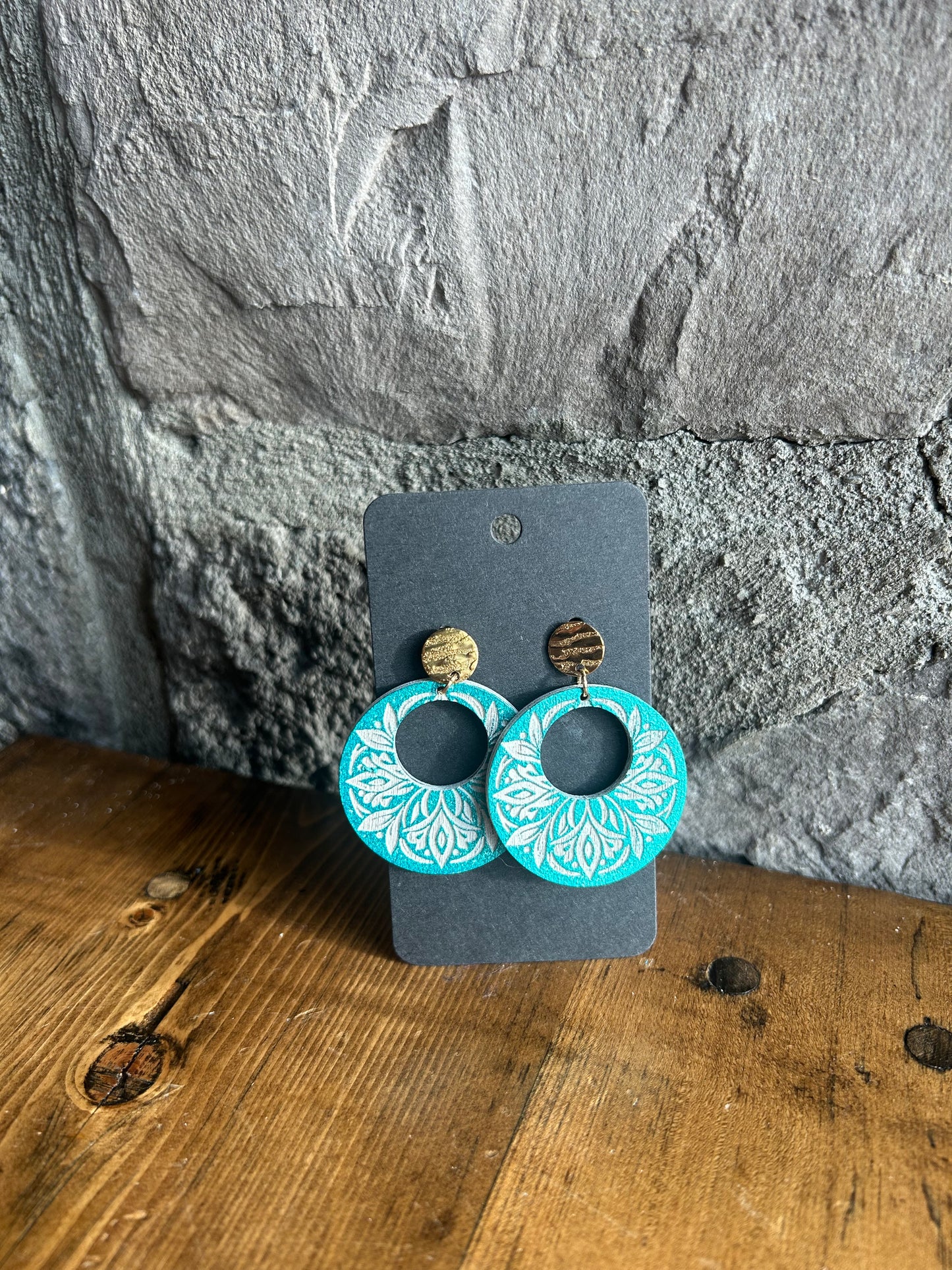 Geometric Shape Hoop Earring