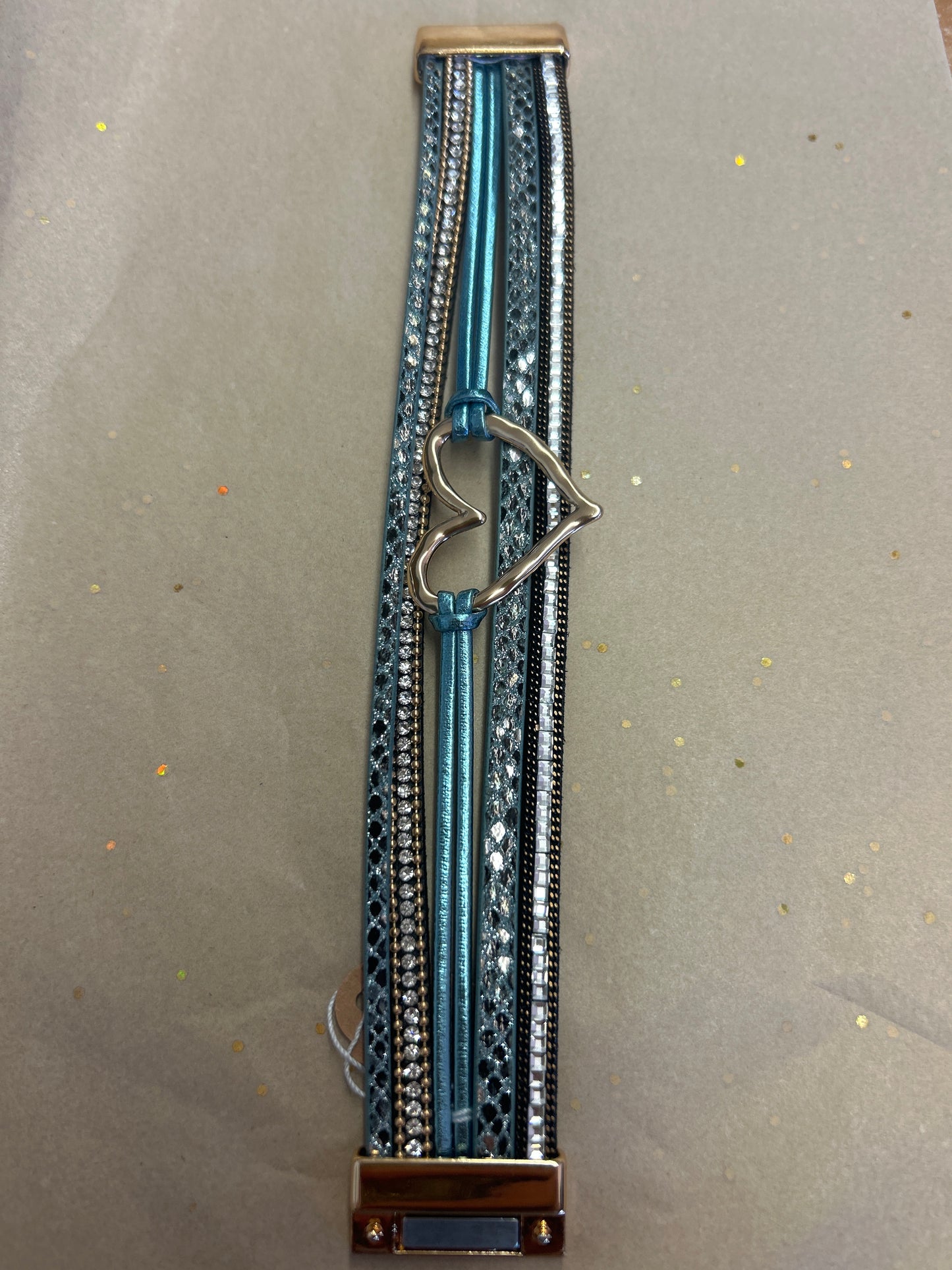 Heart Wrap Bracelet
