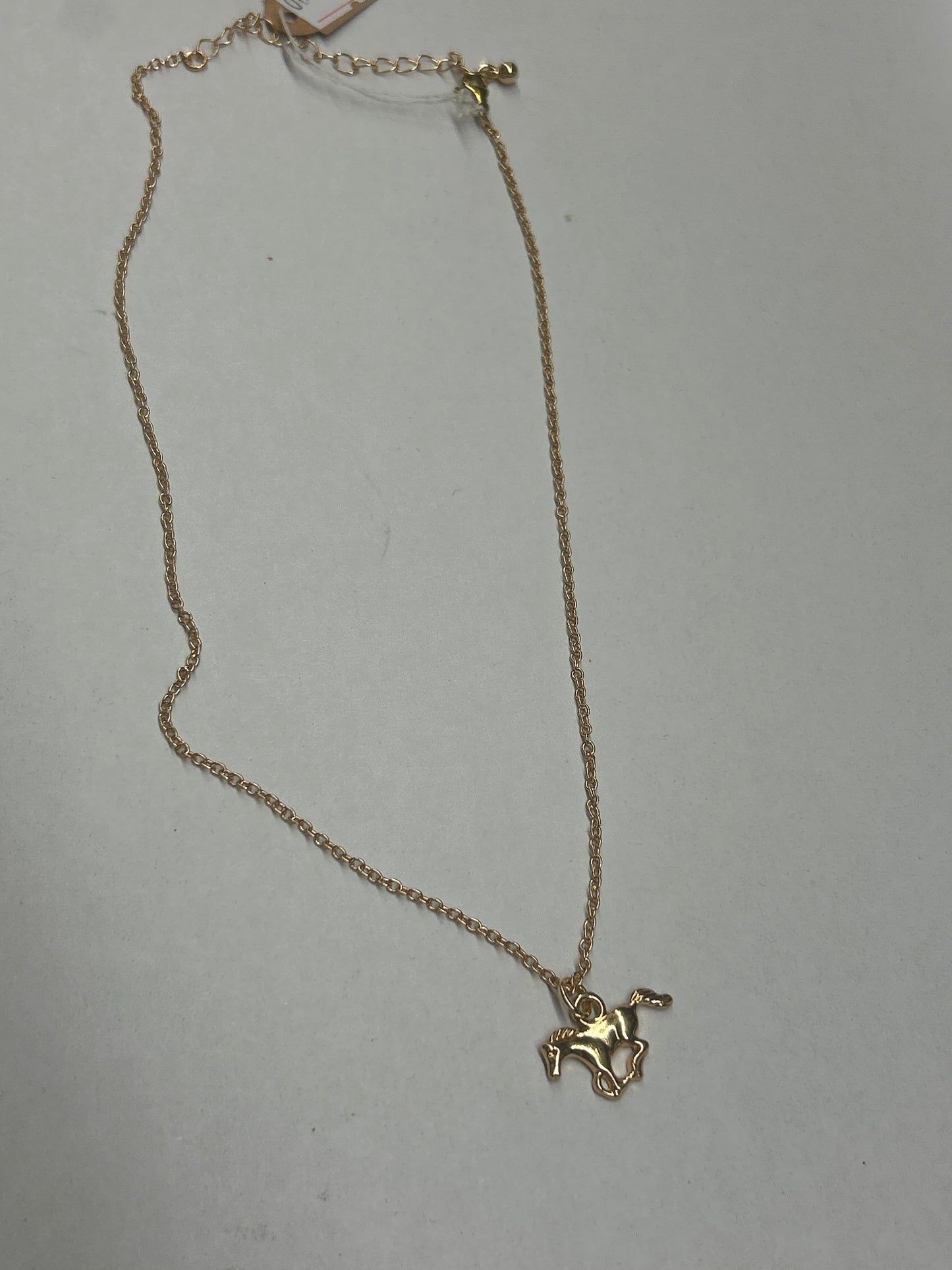 Gold Horse Necklace