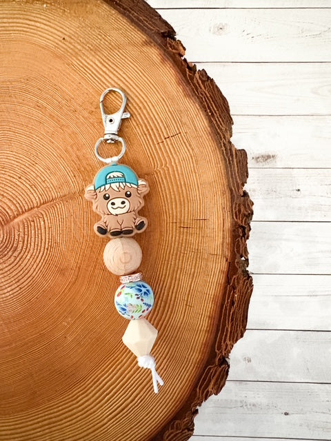 Silicone Bead Keychain