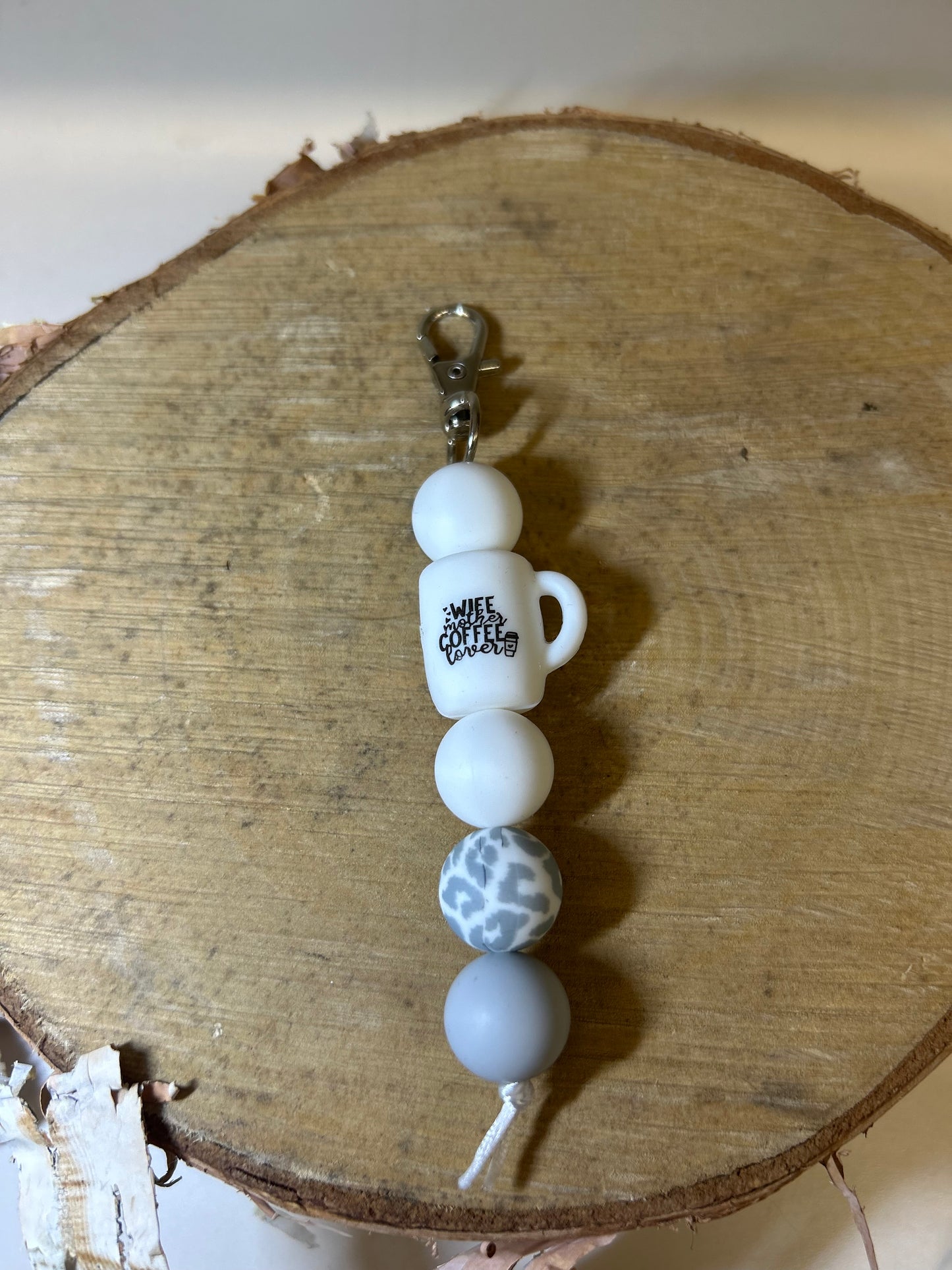 Silicone Bead Keychain