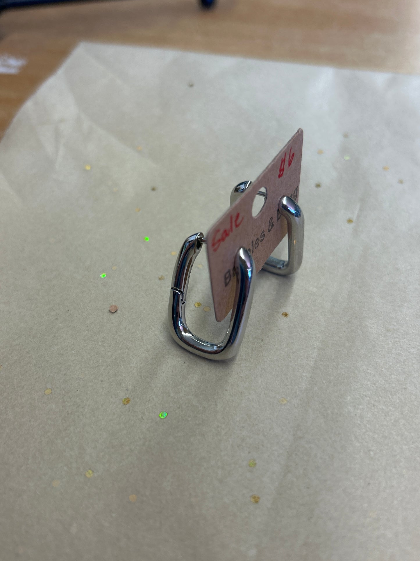 Silver style ear rings