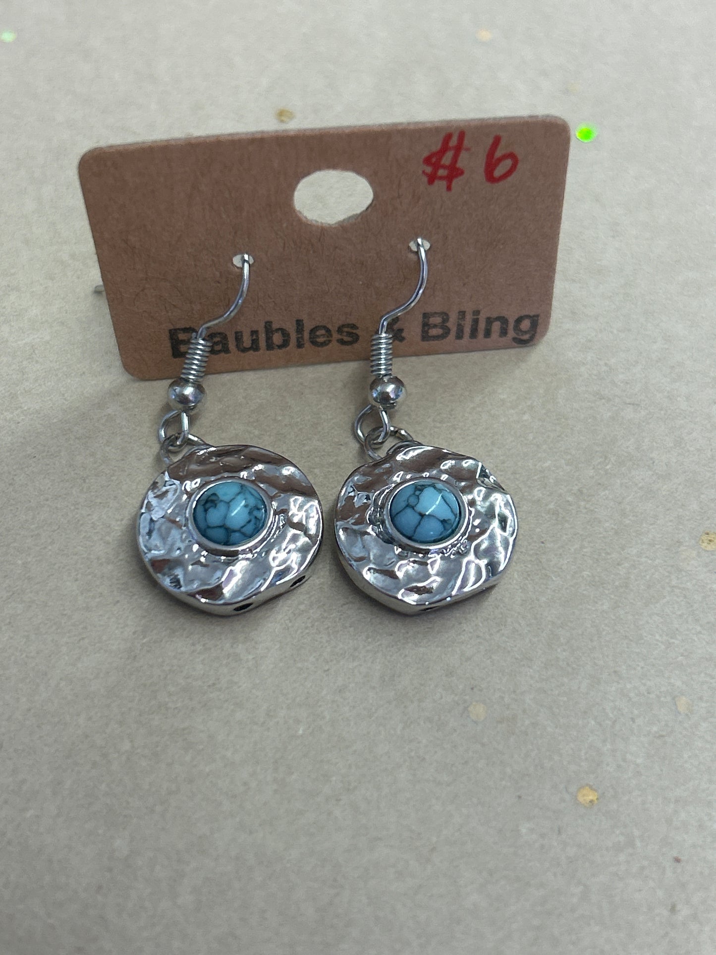Silver style ear rings
