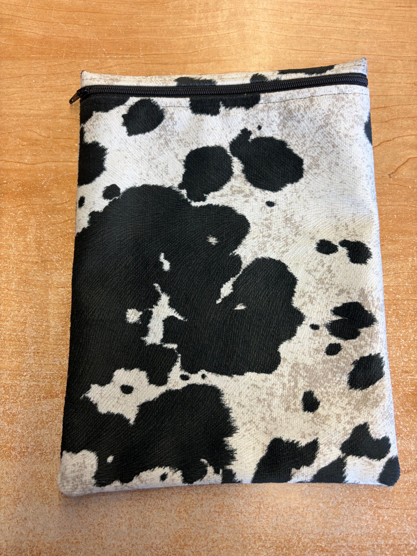 Cowhide Designed Pencil Case