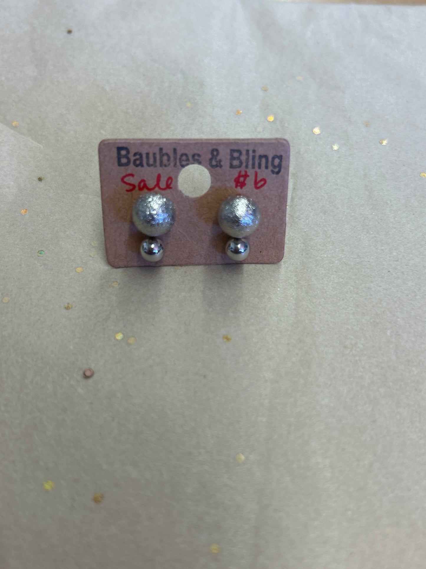 Silver style ear rings