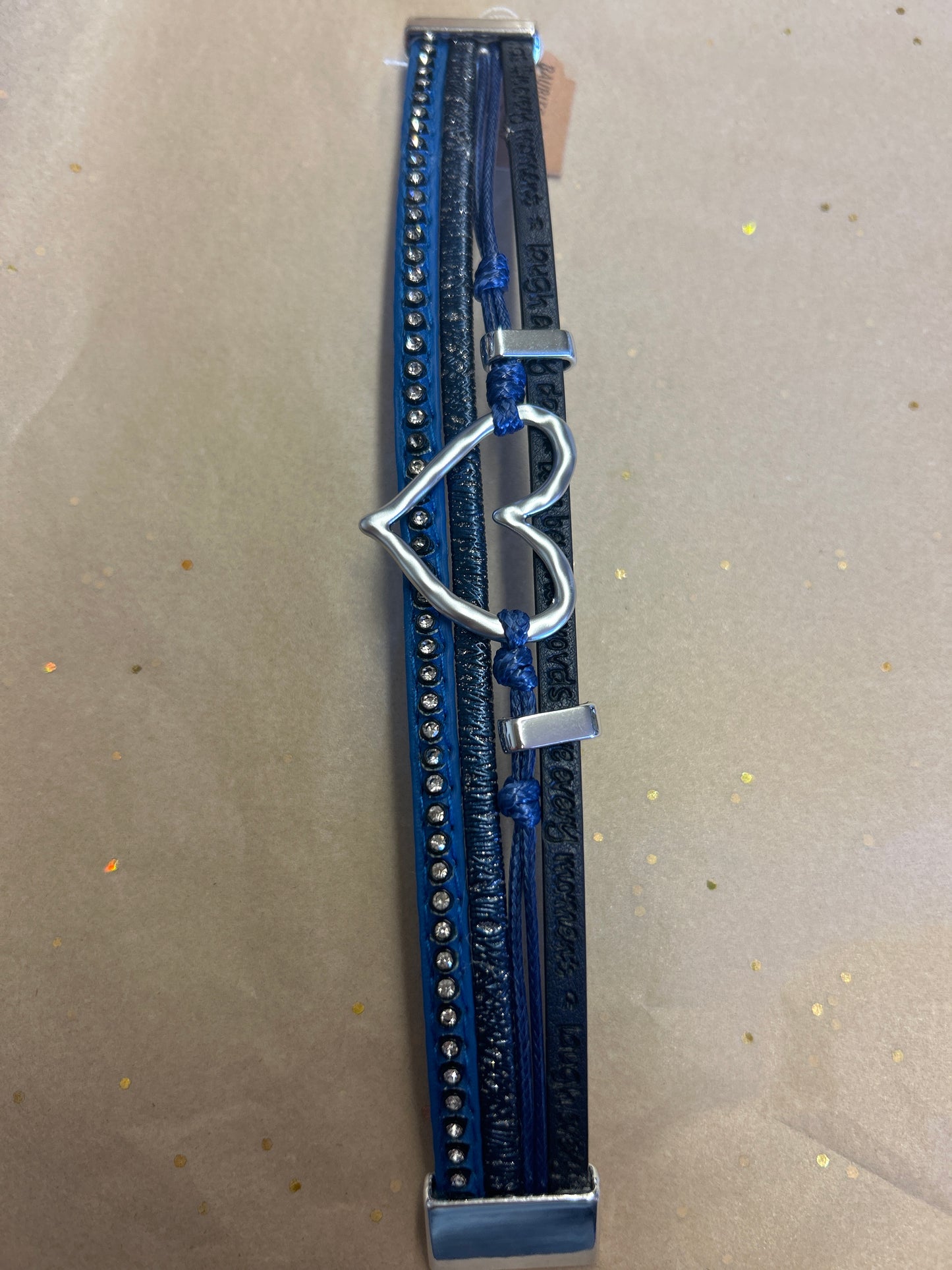 Heart Wrap Bracelet