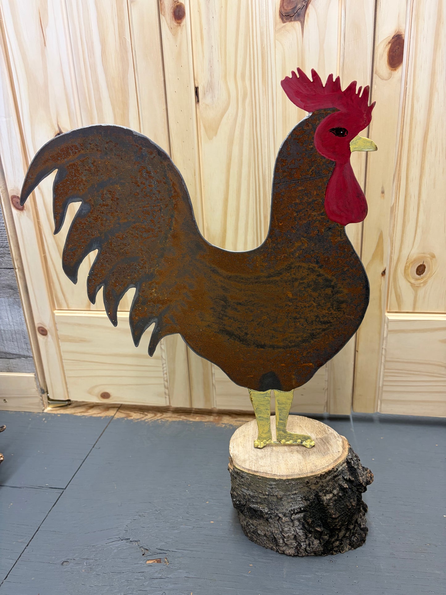Rooster Garden Stakes