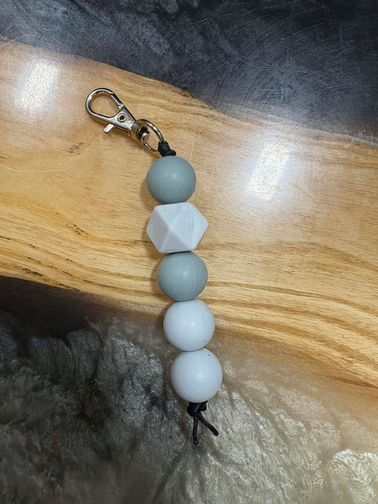 Silicone Bead Keychain