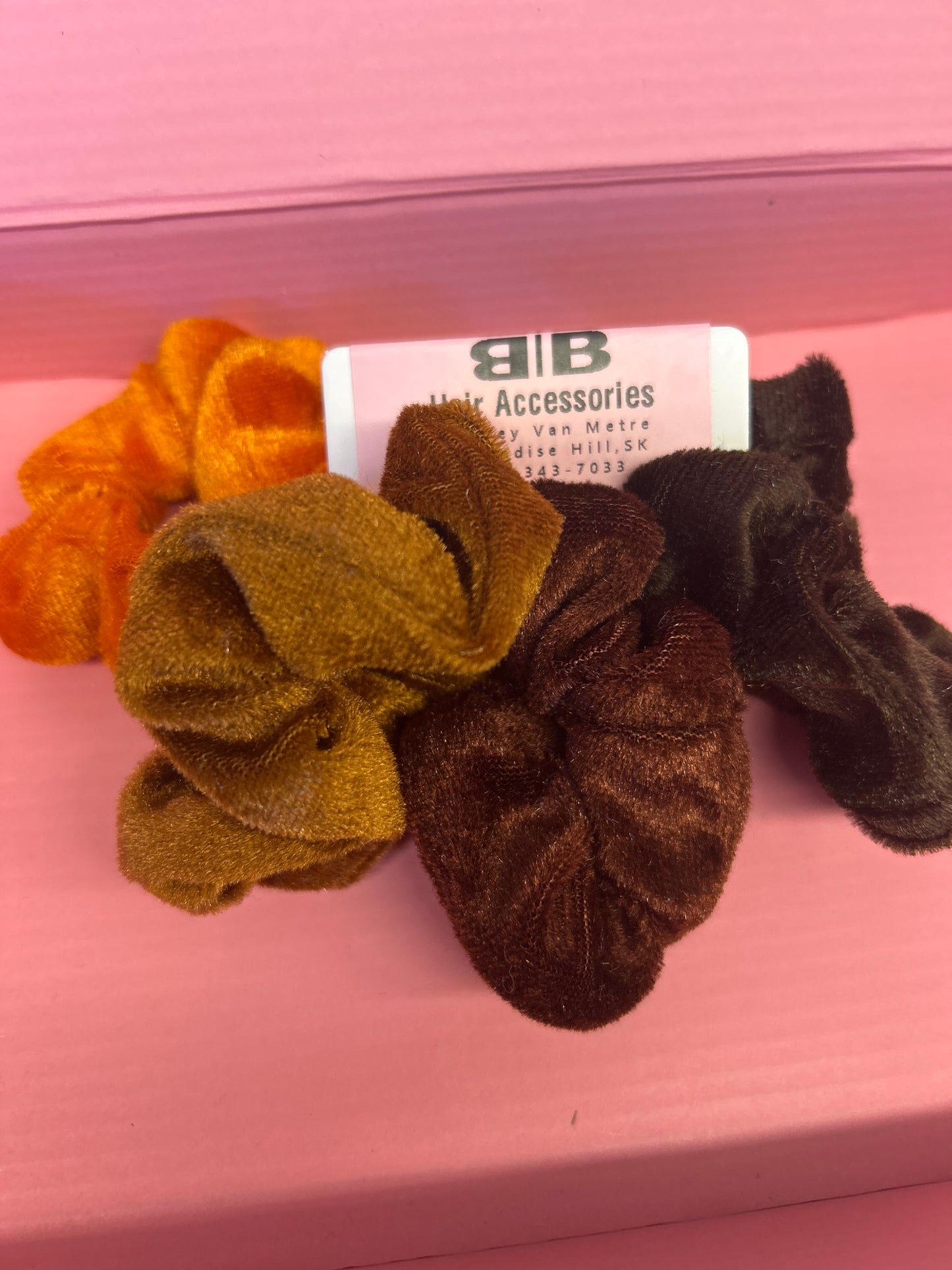 Scrunchies 4 Packs- pick your colour set