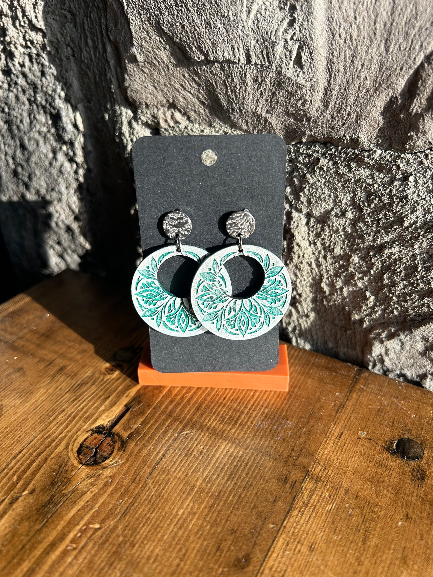 Geometric Shape Hoop Earring