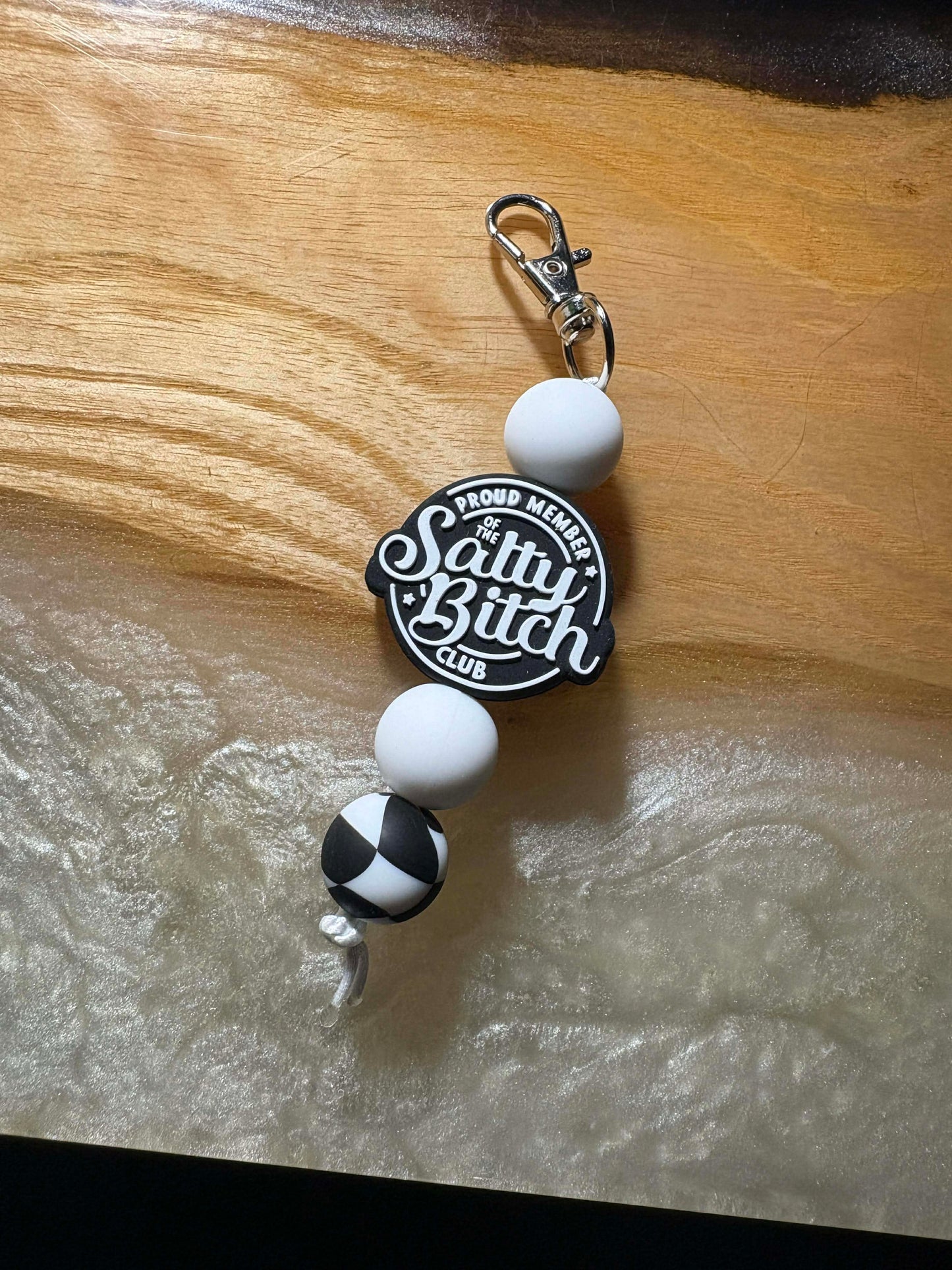 Silicone Bead Keychain
