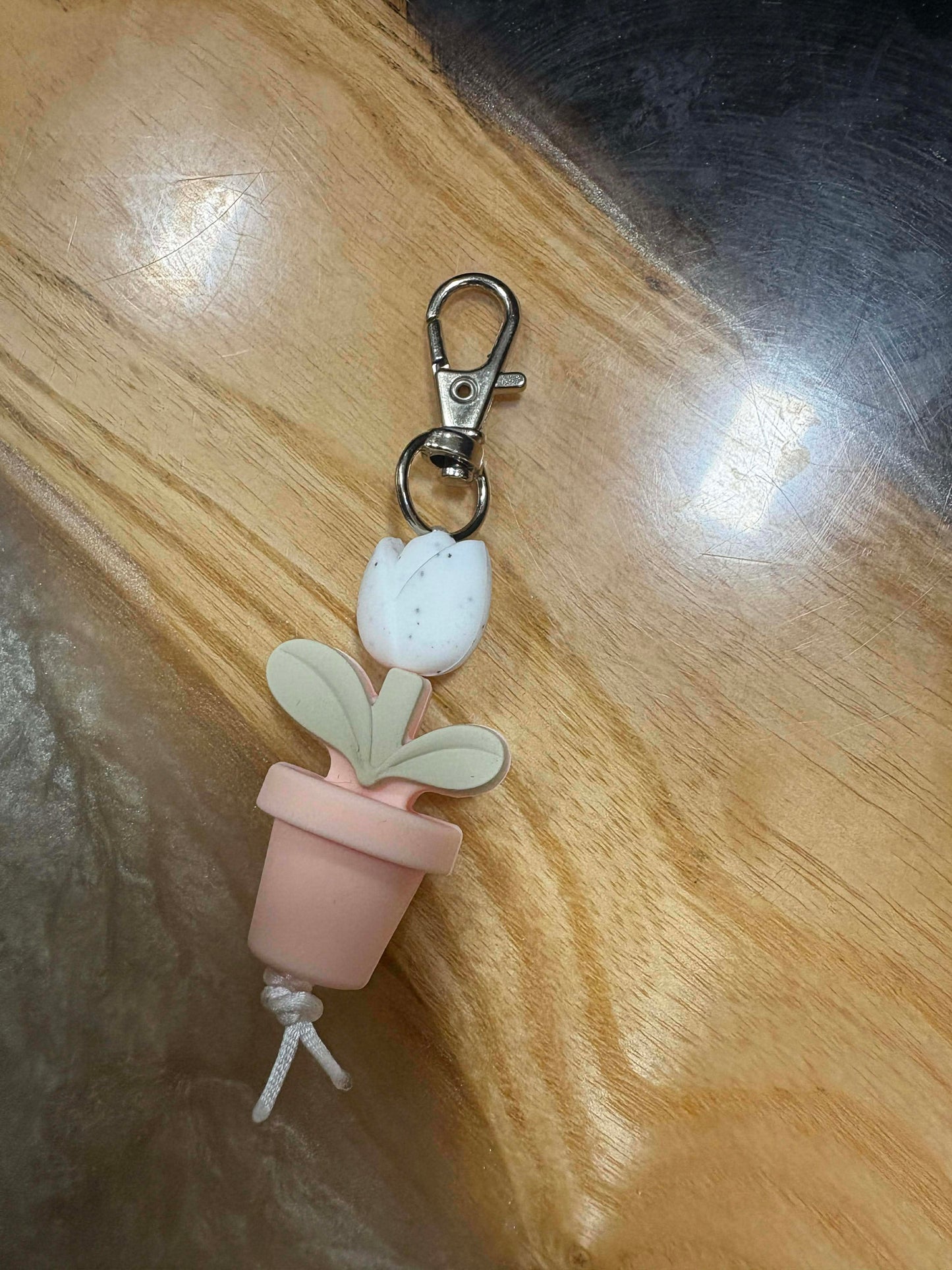 Silicone Bead Keychain