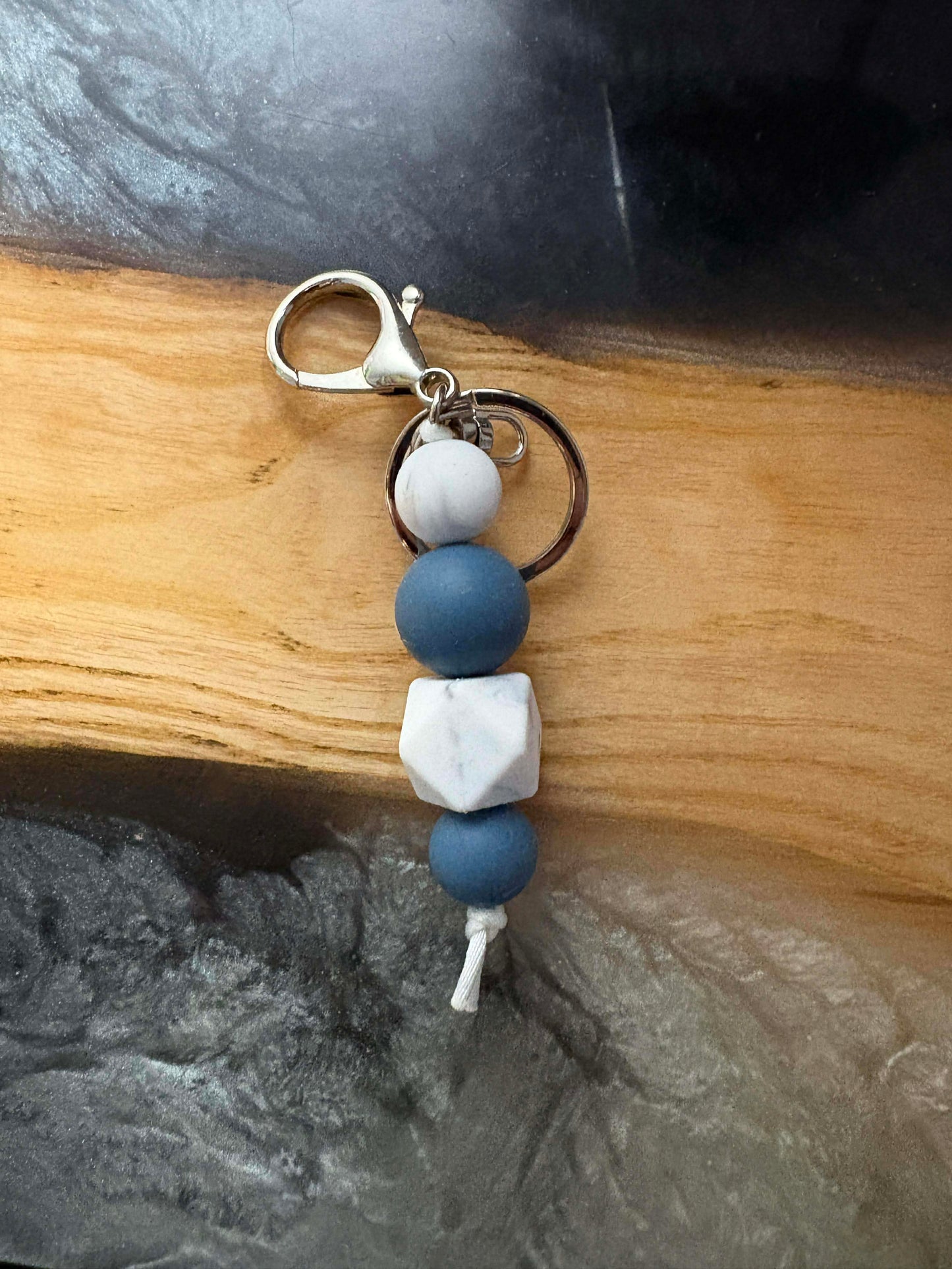 Silicone Bead Keychain