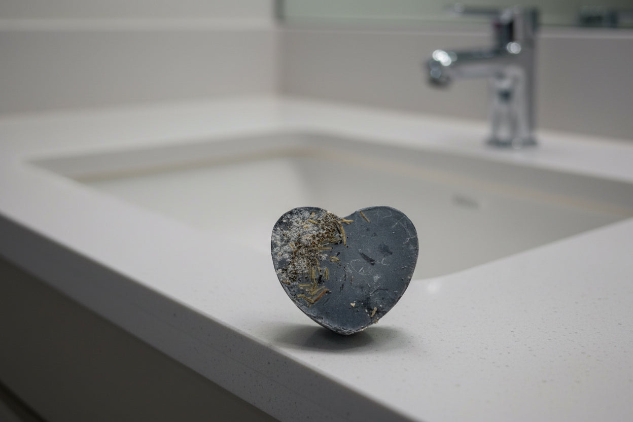 Rugged Man Heart Shaped Soap