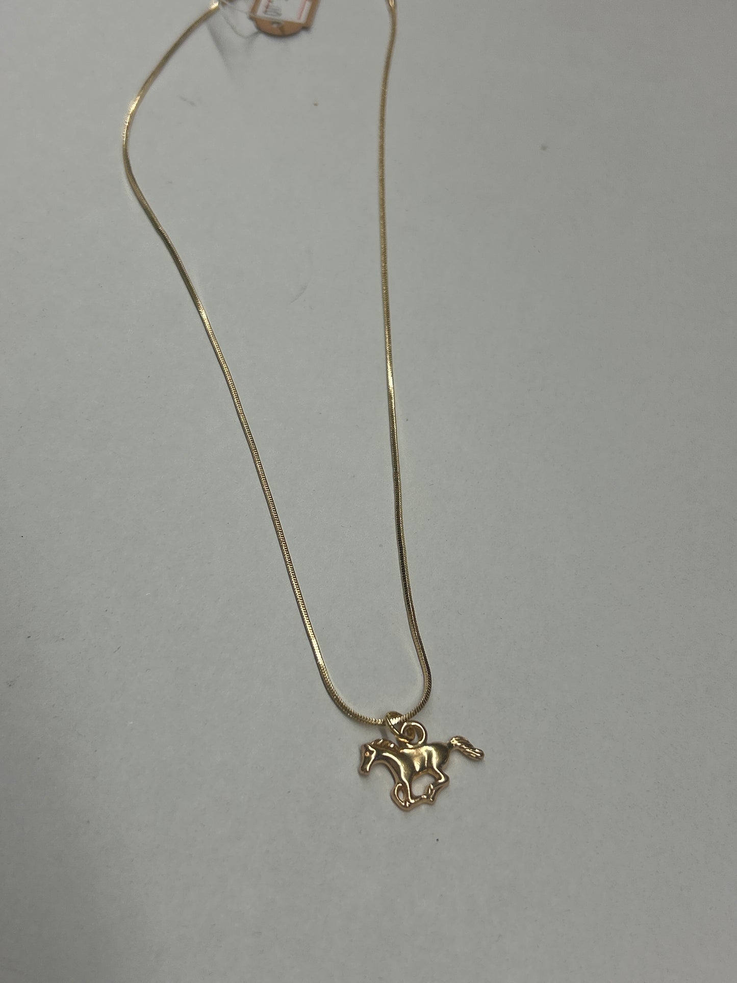 Gold Horse Necklace