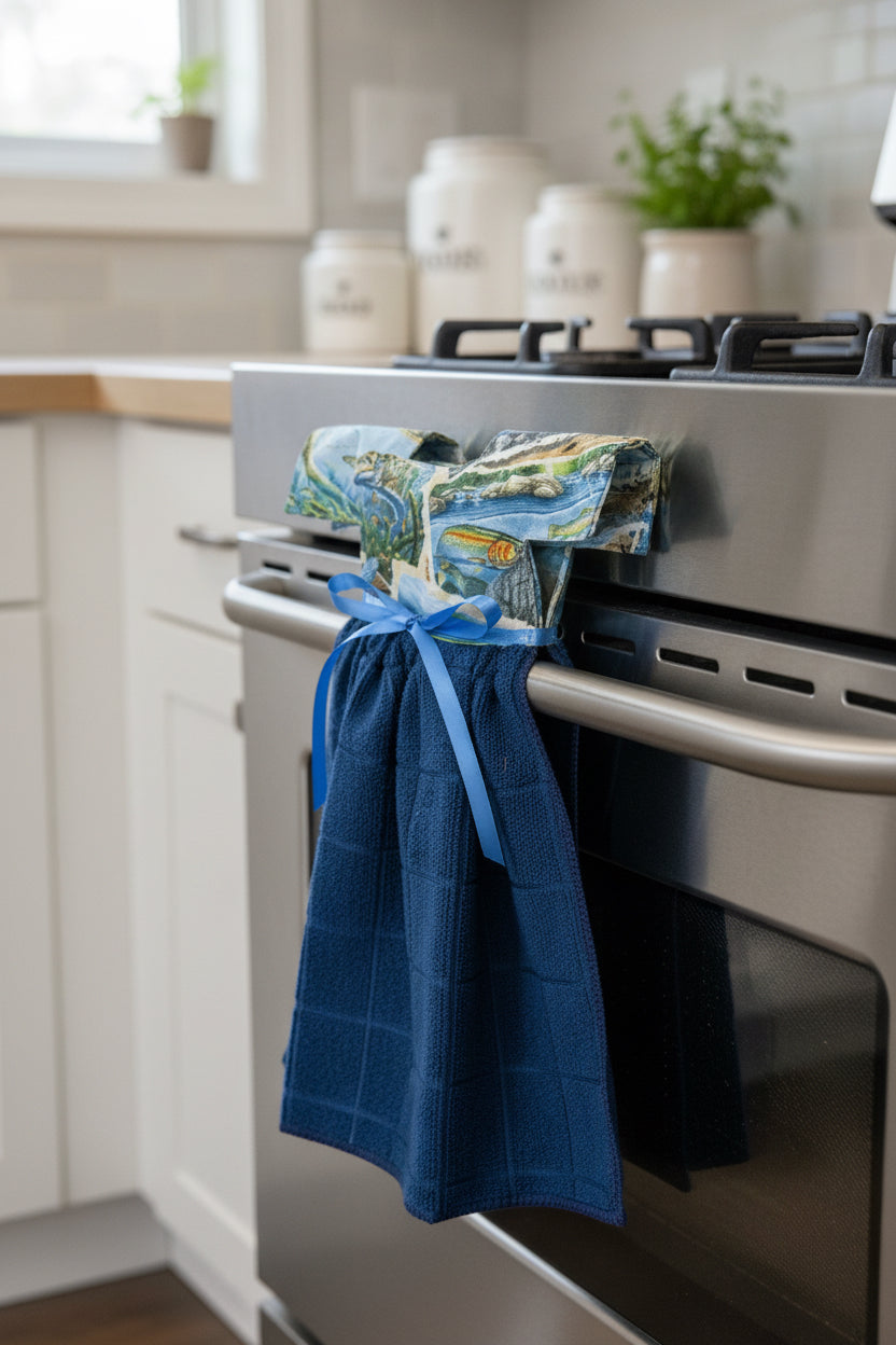 Fish Oven towel