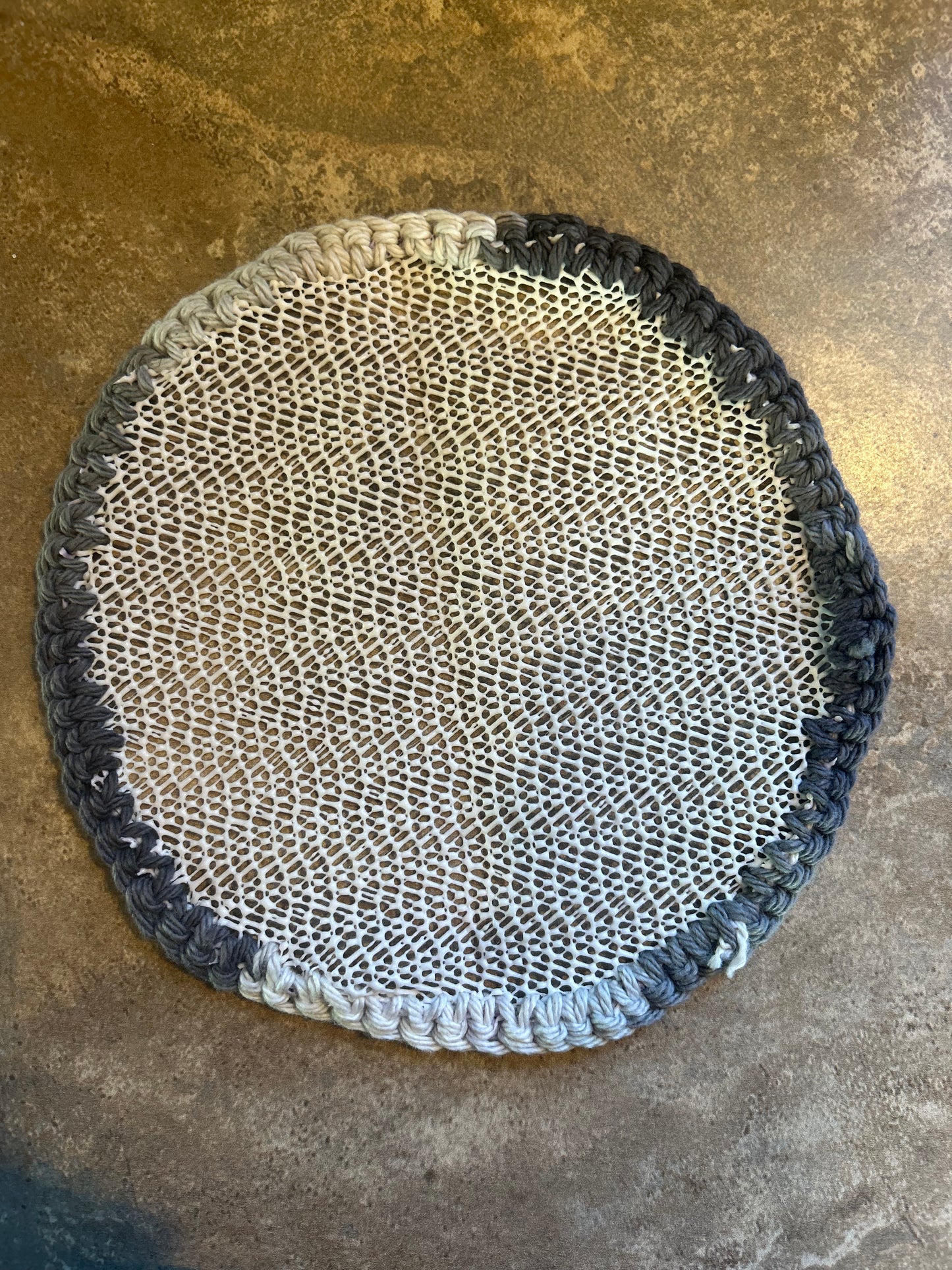 Jar openers with knit edging