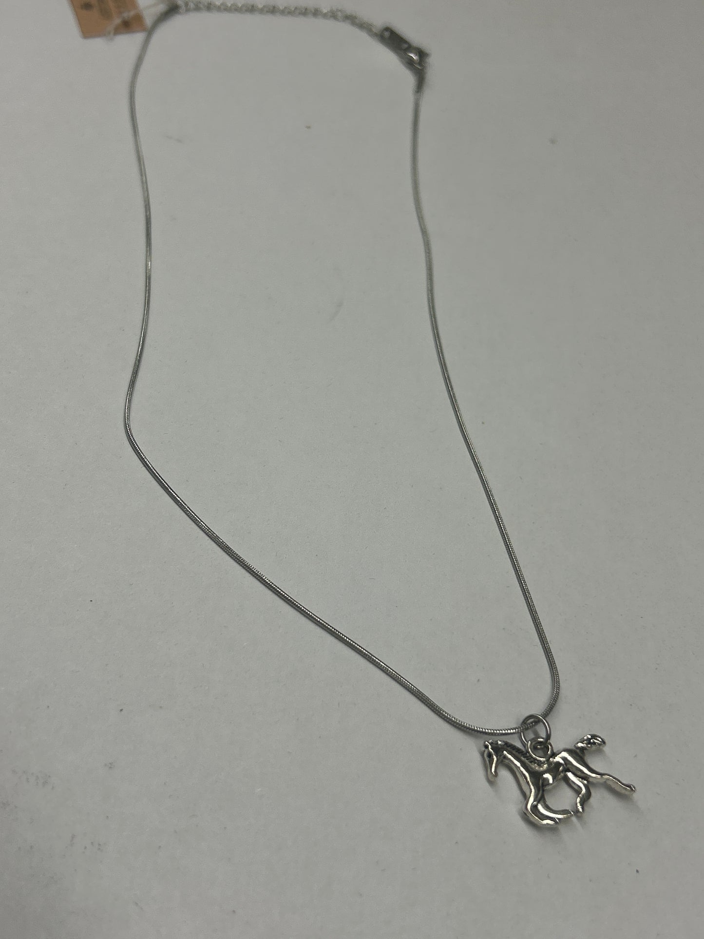 Silver Horse Necklace