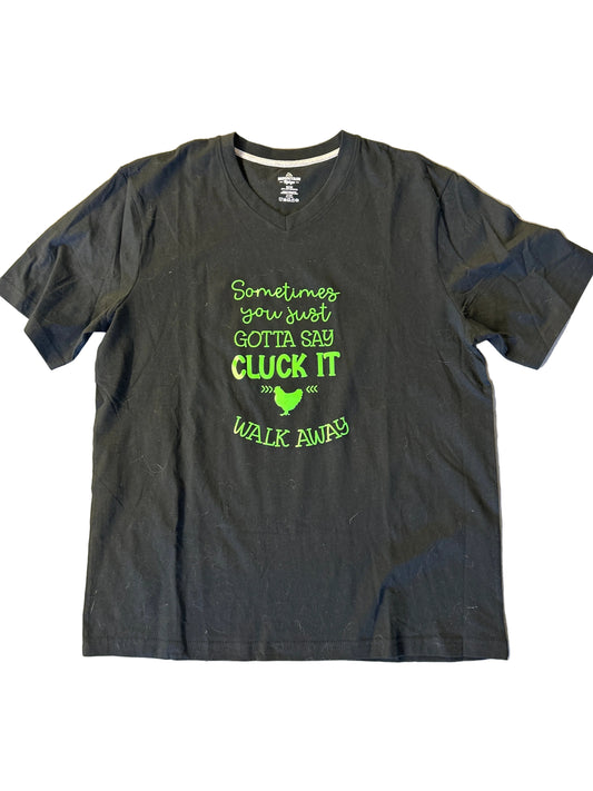 Size Medium. CLUCK IT