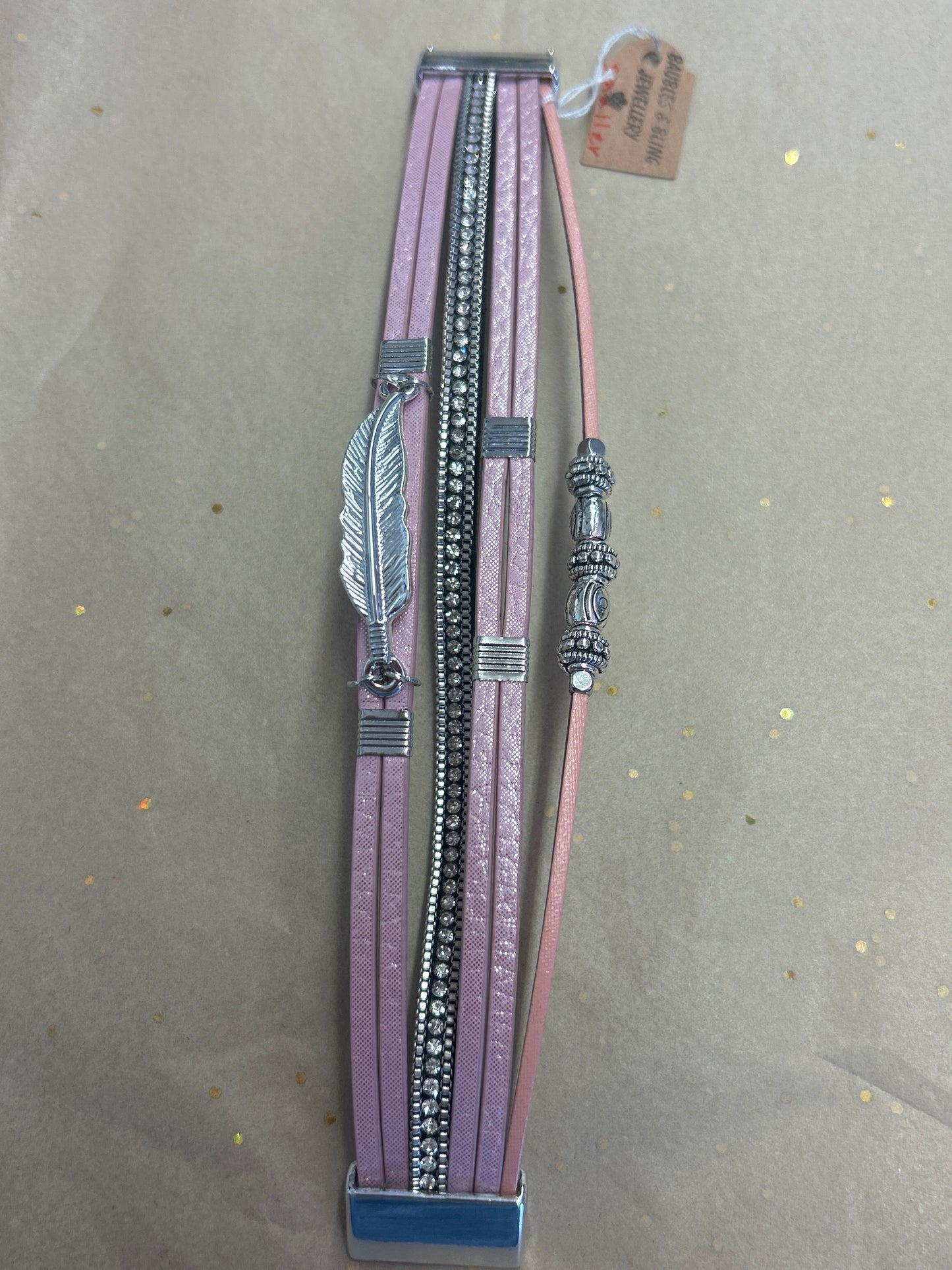 Feather Wrap bracelet