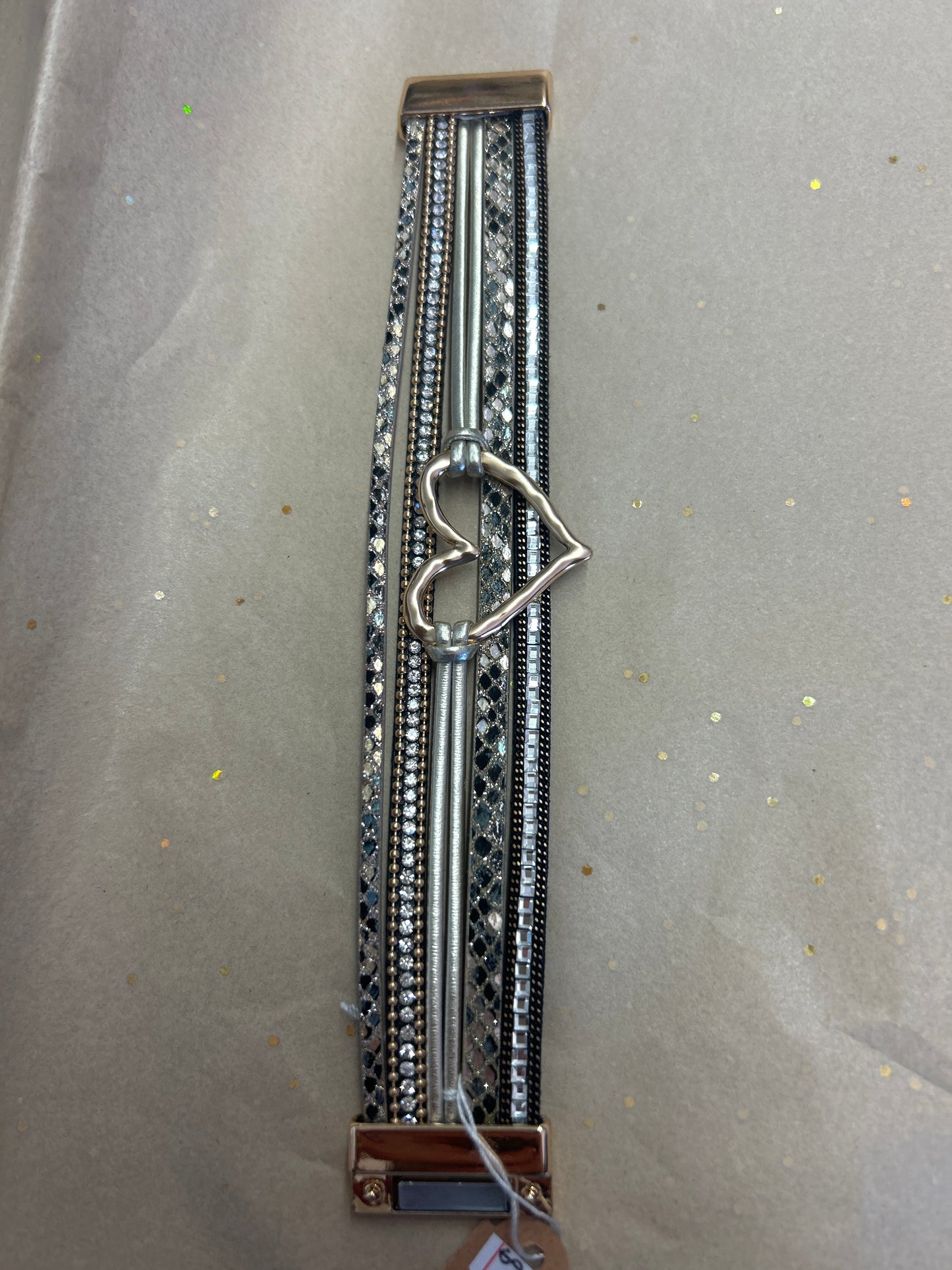 Heart Wrap Bracelet