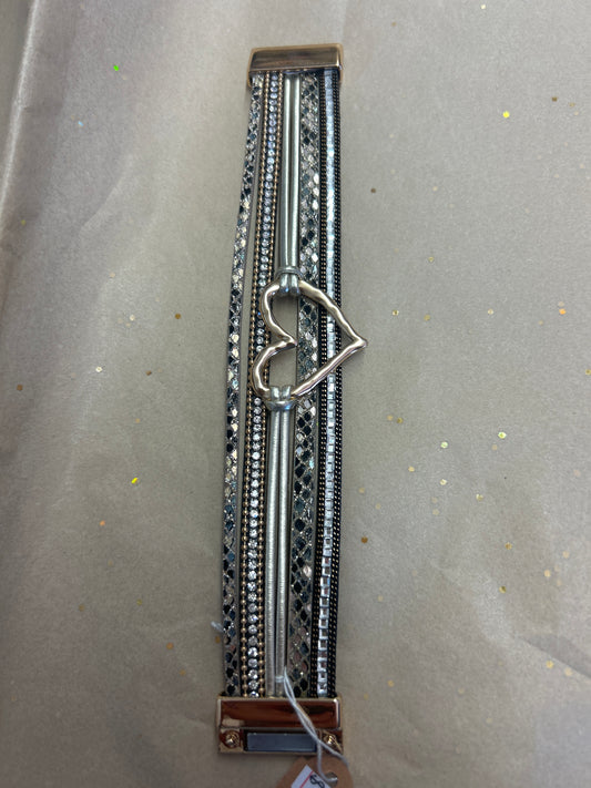 Heart Wrap Bracelet