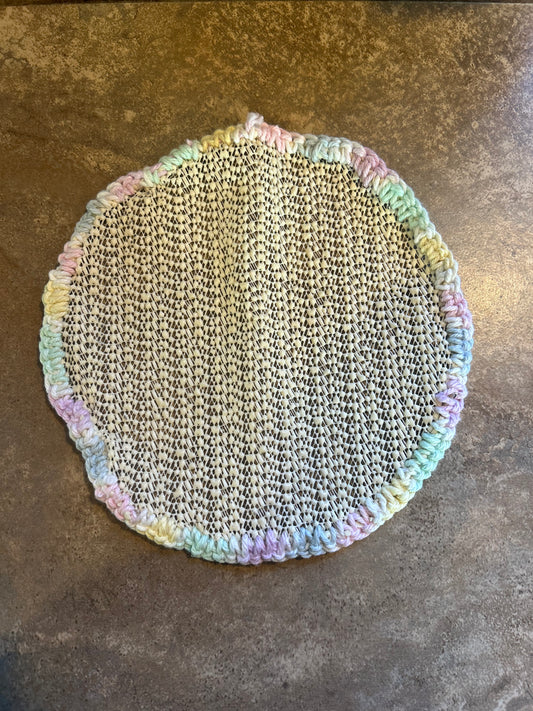 Jar openers with knit edging