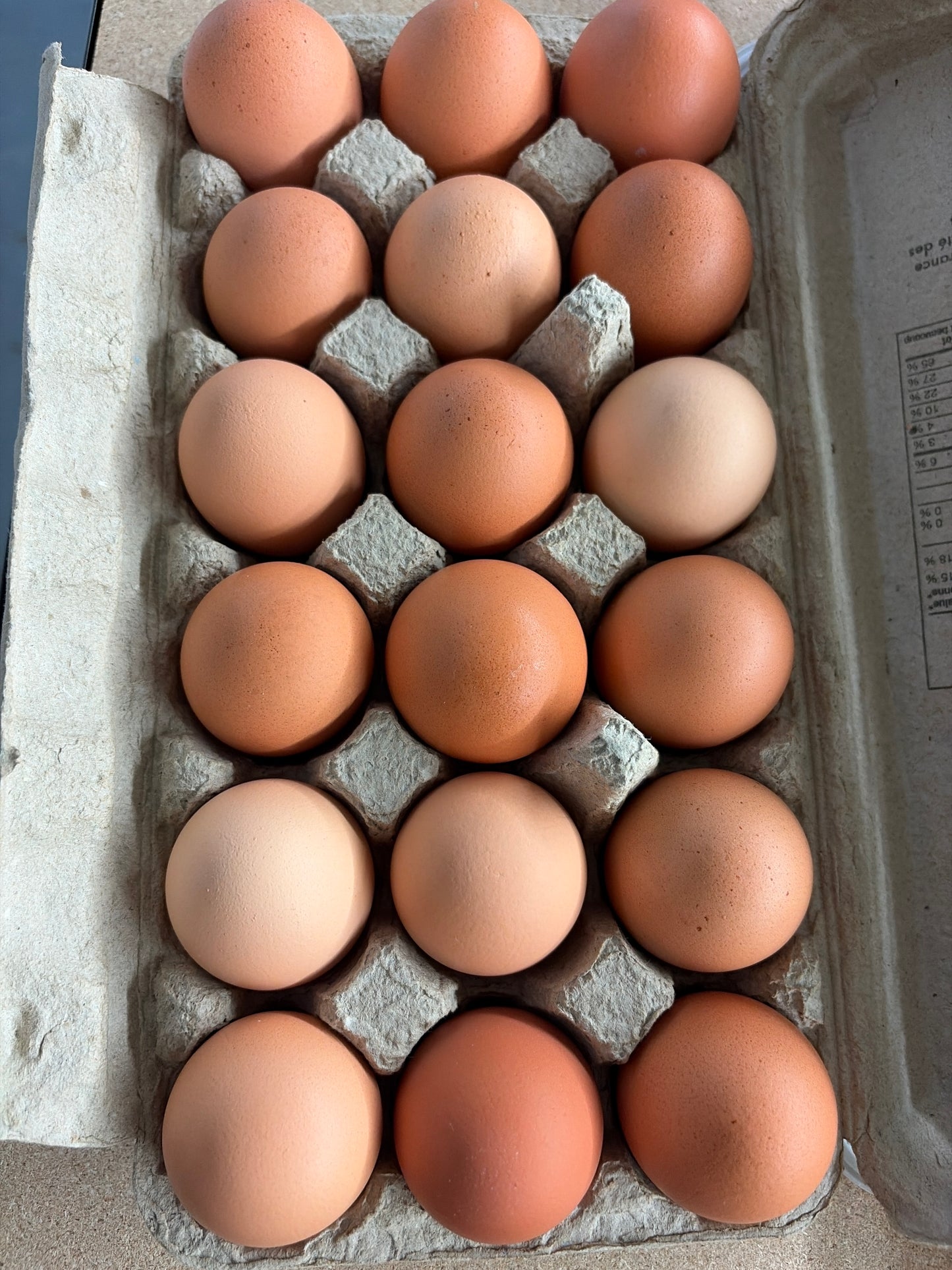 18pk Brown Eggs