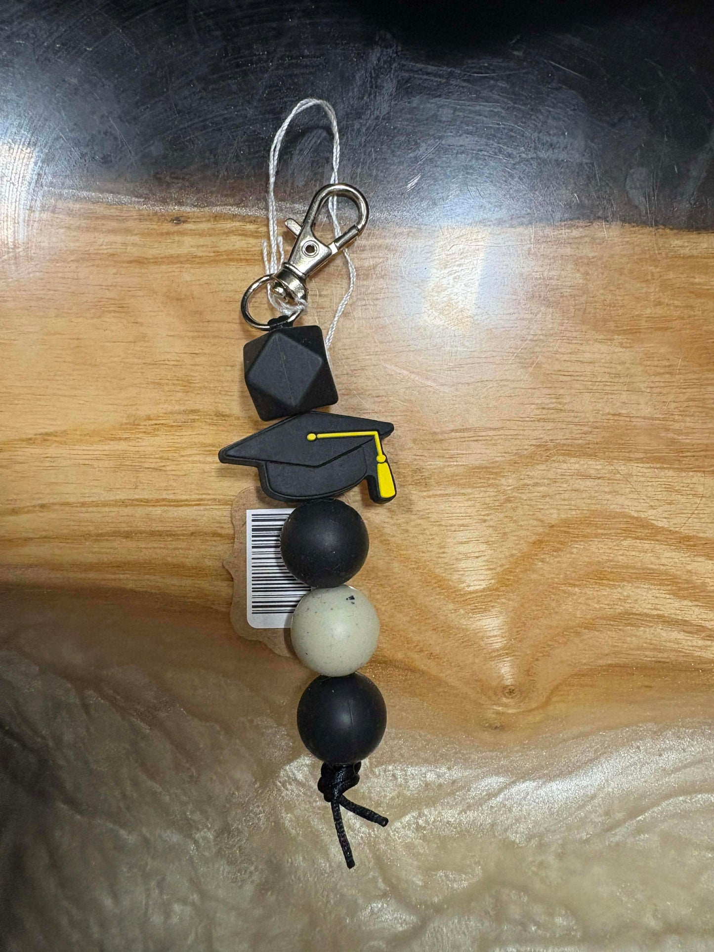 Silicone Bead Keychain